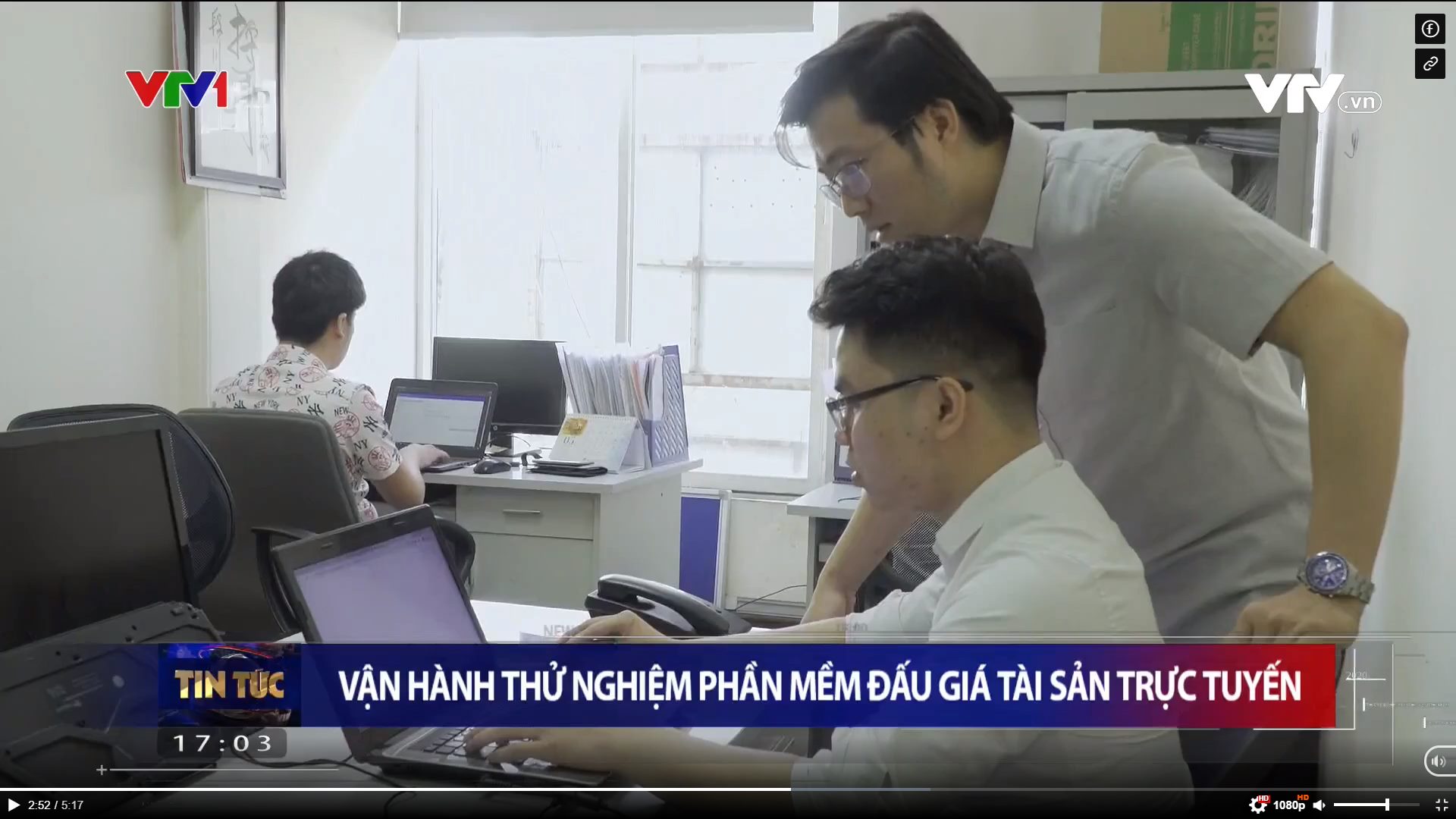 Lạc Việt Auction launch featured on VTV1 in 2020